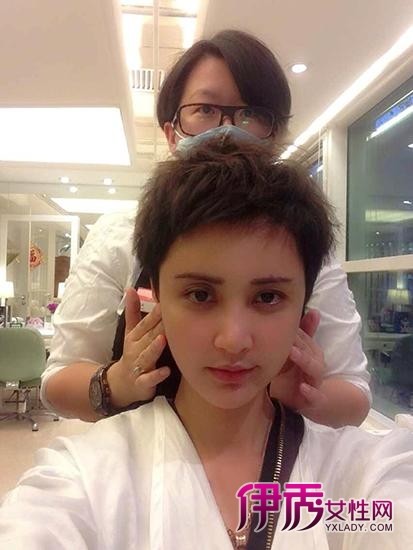 <em>张歆艺</em>个性<em>短发</em>引领潮流(3)_明星<em>发型</em>_美容-伊