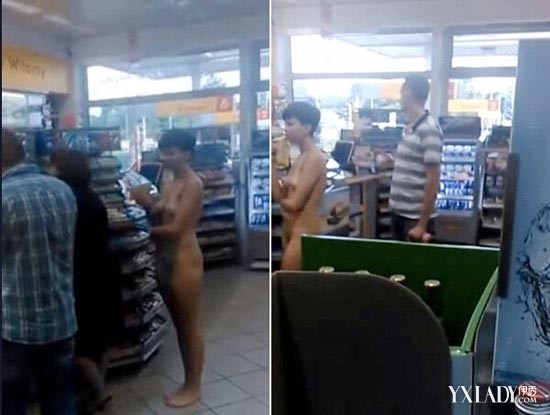 【组图】天气太热辣<em>女裸体</em>买午餐路人不看一眼