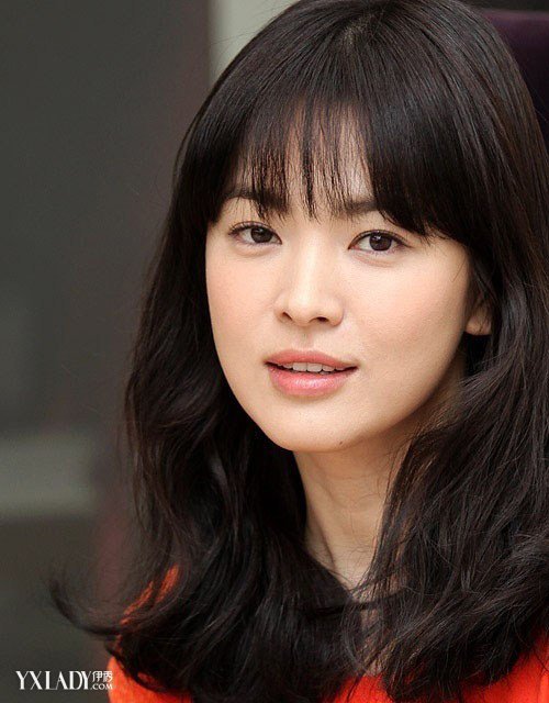 【图】最新宋慧乔图片 <em>空气刘海发型</em>设计氧气