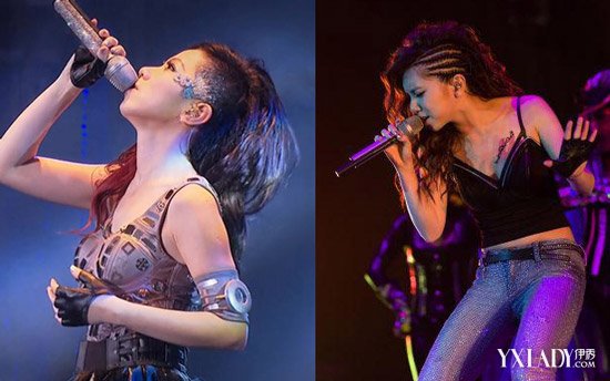 【图】邓紫棋演唱会<em>朋克发型</em>炫酷 邓紫棋示范