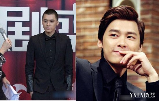 [图]文章复出板寸头<em>发型</em>清爽 <em>李易峰</em>陈坤示范板