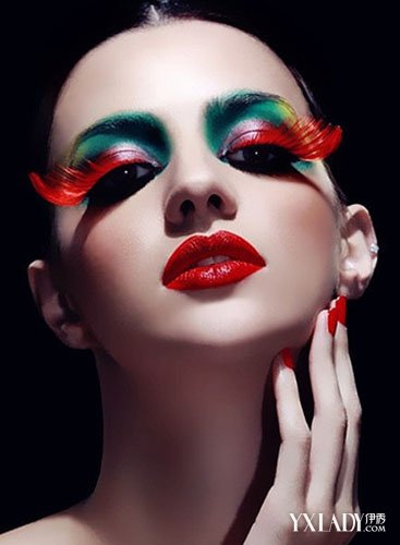 【图】个性时尚彩妆造型图片 日本人气混血嫩