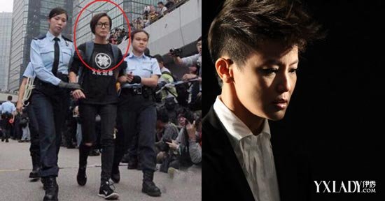 港歌手何韵诗出柜女友疑似容祖儿 何韵诗<em>帅T发</em>