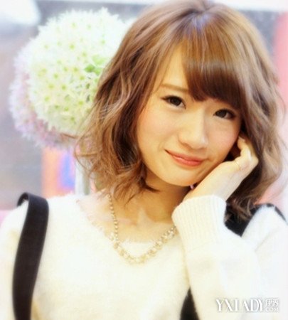 【图】<em>短发染发发型2015潮女</em> 时尚日系中短发