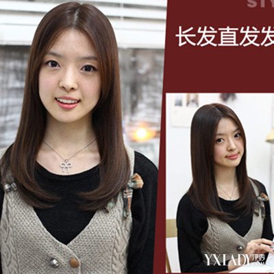 【图】飘逸中长发直发发型 美丽超越黑长直_中
