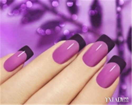 紫色美甲造型图片欣赏 4款美甲总有一款适合你