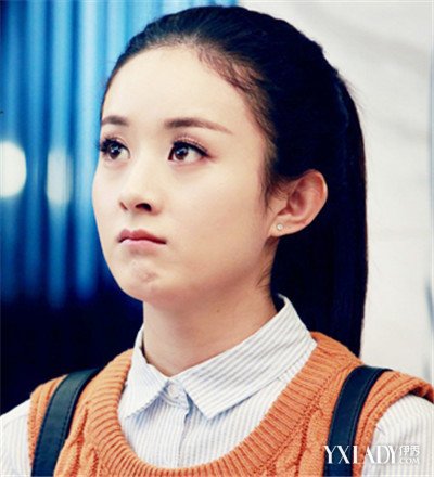 【图】赵丽颖<em>扎</em>马尾侧边照欣赏 高马尾轻松搞