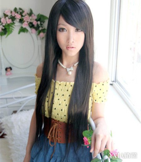 【图】女生非主流<em>长发拉直</em>斜<em>刘海发型</em> 几款发