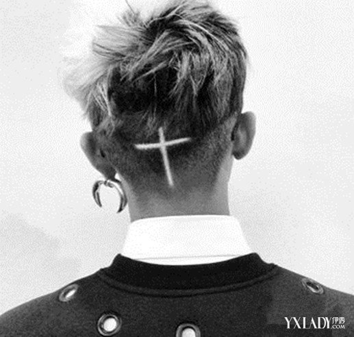 【图】<em>权志龙两边剪空发型</em>后面照 轻松耍酷显