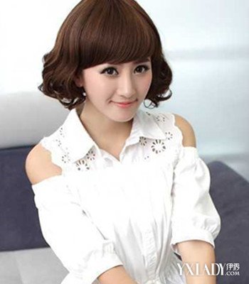 【图】韩国<em>蛋花卷短发发型图片</em> 修颜首选发型