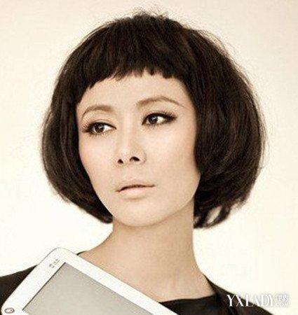 【图】黑色平刘海<em>短发型</em>图片 夏季不可错过的
