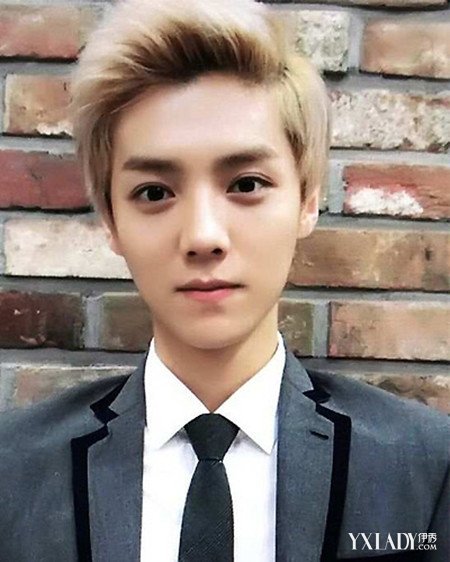 图】鹿晗无刘海发型图片 教你打造完美<em>型男</em>_鹿