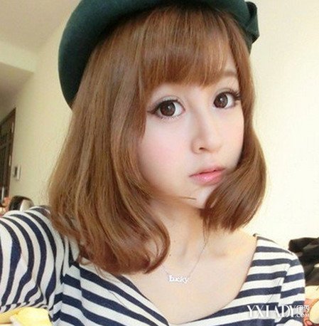 【图】<em>女学生斜刘海发型</em>图片展示 流行发型让