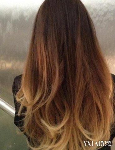 【图】漂染几缕<em>头发</em>的图片 脱离伤害大的<em>染发</em>