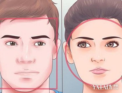 如何判断自己的脸型 可以通过比较额头,颧骨,下颌的宽度来确定最宽值.