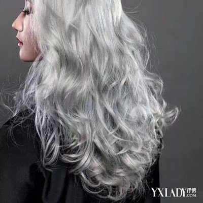 【图】紫灰色头发发型欣赏 详解染发的注意事项