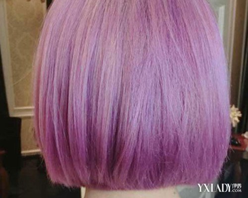 紫色渐变头发图片大全 详解染发时的注意事项