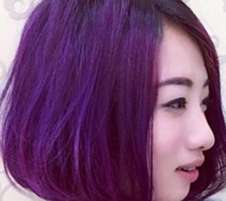 紫色短发发型哪些好看 让你变另类美女