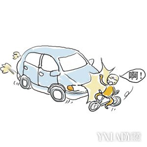 卡宴追尾大货车