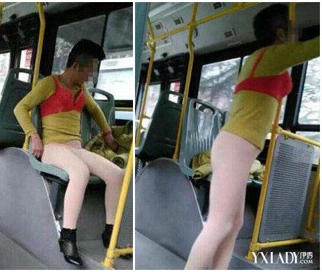 【组图】<em>男子穿胸罩乘公交</em>还塞苹果太风骚 男