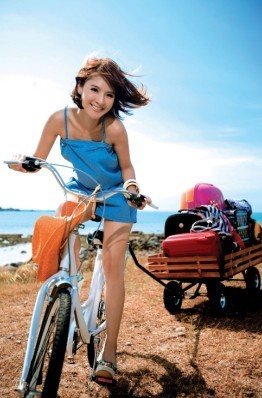 大台北无车日 郭静微博 宣享受追风_港台星闻_