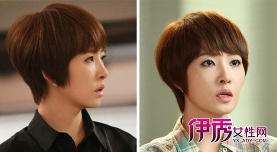 金宣儿短发干练