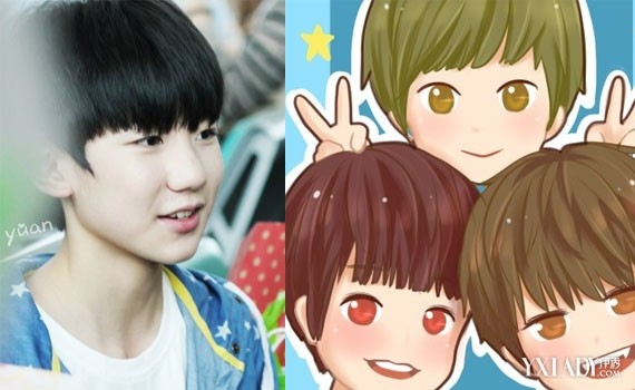 【组图】 tfboys成员资料  快乐大本营:王俊凯自