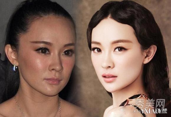 霍思燕姚晨 女星高清镜头下全成了猪扒脸(1\/8)