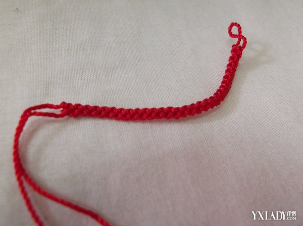 用一根绳子做手链简单图片