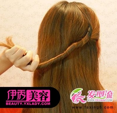 唯美公主式半扎发发型 DIY清纯气质发型