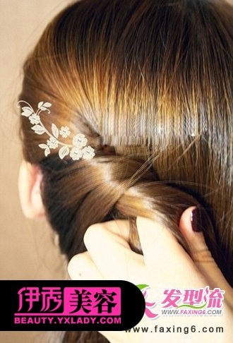 唯美公主式半扎发发型 DIY清纯气质发型