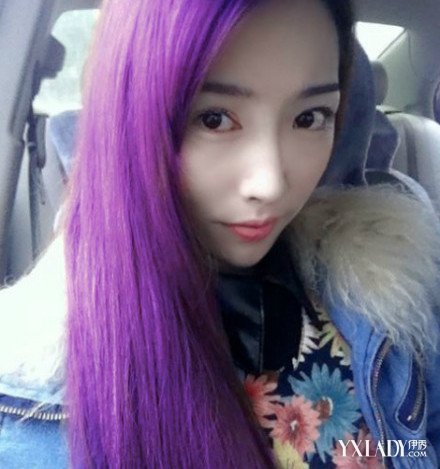 【图】淡紫色头发图片欣赏 吸睛发色潮女必备
