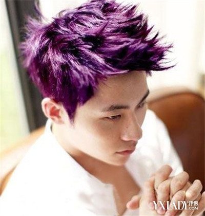 【图】男生紫色发型推荐 四款发型让你个性十足