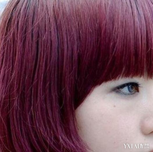 【图】淡酒红色发型图片 几种红色发型简单介绍