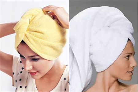 毛巾包湿头发(毛巾包裹湿头发的危害)
