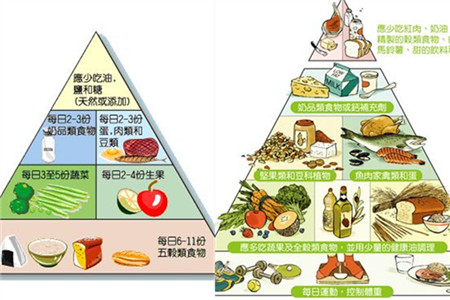 金字塔饮食健康表_健康膳食金字塔_金字塔膳食